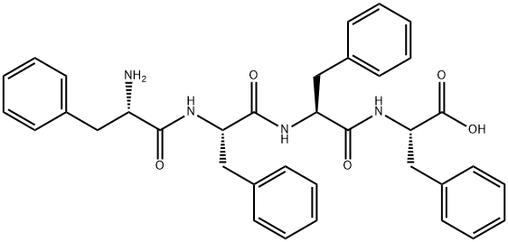 PHE-PHE-PHE-PHE ACETATE SALT Struktur