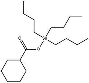 Tributyl[(cyclohexylcarbonyl)oxy]stannane Struktur