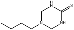 5-butyl-1,4,5,6-tetrahydro-1,3,5-triazine-2-thiol Struktur