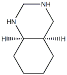 [4aR,8aR,(+)]-Decahydroquinazoline Struktur