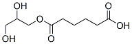 adipic acid, monoester with glycerol  Struktur