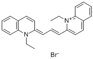 1,1'-DIETHYL-2,2'-CARBOCYANINE BROMIDE Struktur