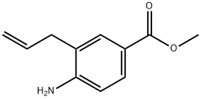 Benzoic acid, 4-amino-3-(2-propenyl)-, methyl ester (9CI) Struktur