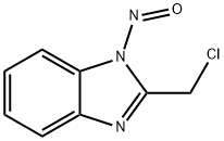 Benzimidazole, 2-(chloromethyl)-1-nitroso- (8CI) Struktur