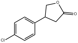 4-(p-chlorophenyl)dihydrofuran-2(3H)-one  Struktur