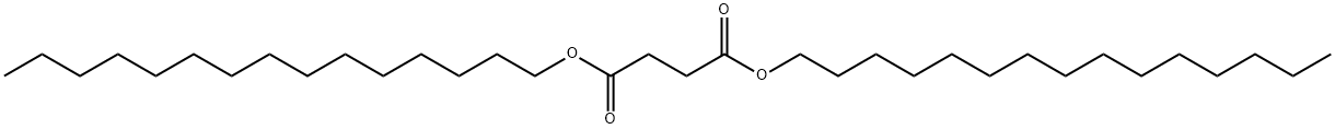 dipentadecyl succinate Struktur