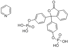 Phenolphthalein diphosphate pyridine salt Struktur