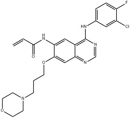 Canertinib Struktur