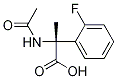 (R)-2-acetaMido-2-(2-fluorophenyl)propanoic acid Struktur