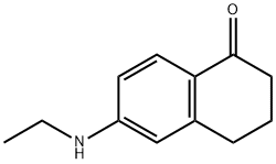 6-(ethylaMino)-3,4-dihydronaphthalen-1(2H)-one Struktur