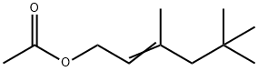 3,5,5-trimethylhex-2-enyl acetate Struktur