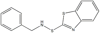 N-Benzylbenzothiazole-2-sulfenamide Struktur