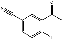 Benzonitrile, 3-acetyl-4-fluoro- (9CI) Struktur