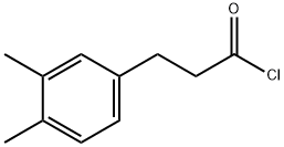 3-(3,4-DIMETHYL-PHENYL)-PROPIONYL CHLORIDE Struktur