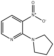 3-NITRO-2-(1-PYRROLIDINYL)PYRIDINE Struktur