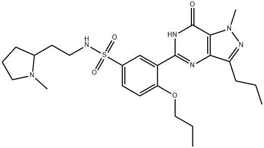 Udenafil Struktur