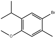 1-BroMo-2-isopropyl-4-Methoxy-5-Methylbenzene Struktur