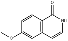 6-METHOXYISOQUINOLIN-1-OL Struktur