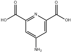 4-Aminopyridine-2,6-dicarboxylic acid Struktur