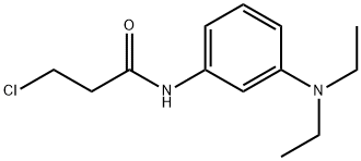 3-chloro-N-[3-(diethylamino)phenyl]propionamide  Struktur