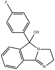 2,3-Dihydro-5-(4-fluorophenyl)-5H-imidazo[2,1-a]isoindol-5-ol Struktur