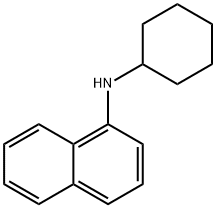 N-cyclohexylnaphthalen-1-amine Struktur