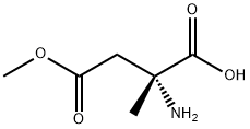 D-Aspartic acid, 2-methyl-, 4-methyl ester (9CI) Struktur