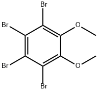 1,2,3,4-TETRABROMO-5,6-DIMETHOXYBENZENE Struktur