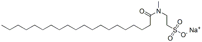 2-[Methyl(1-oxoicosyl)amino]ethanesulfonic acid sodium salt Struktur