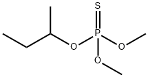 O,O-DIMETHYLS-BUTYLPHOSPHOROTHIOATE Struktur