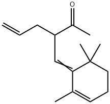 5-Hexen-2-one,3-[(2,6,6-trimethyl-2-cyclohexen-1-ylidene)methyl]- Struktur