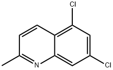 5,7-DICHLORO-2-METHYLQUINOLINE Struktur