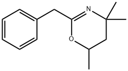 2-BENZYL-5,6-DIHYDRO-4,4,6-TRIMETHYL-1,3(4H)-OXAZINE Struktur