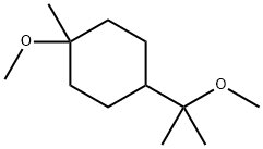 1-methoxy-4-(1-methoxy-1-methylethyl)-1-methylcyclohexane Struktur