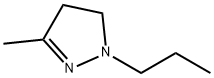 3-Methyl-1-propyl-2-pyrazoline Struktur