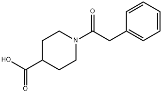 1-PHENYLACETYL-PIPERIDINE-4-CARBOXYLIC ACID Struktur