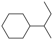 butan-2-ylcyclohexane Struktur