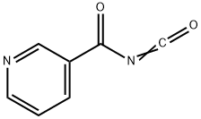 3-Pyridinecarbonylisocyanate(9CI) Struktur