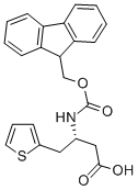 FMOC-(S)-3-AMINO-4-(2-THIENYL)-BUTYRIC ACID Struktur