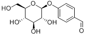 4'-FORMYLPHENYL-BETA-D-GLUCOPYRANOSIDE Struktur