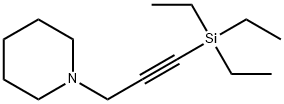 1-[3-(Triethylsilyl)-2-propynyl]piperidine Struktur