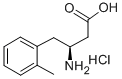 (S)-3-AMINO-4-(2-METHYLPHENYL)BUTANOIC ACID HYDROCHLORIDE