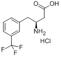 (S)-3-氨基-4-(3-三氟甲基苯基)丁酸, 270065-76-4, 結(jié)構(gòu)式