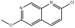 2-CHLORO-6-METHOXY-1,7-NAPHTHYRIDINE Struktur