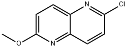 2-Chloro-6-Methoxy-1,5-naphthyridine Struktur