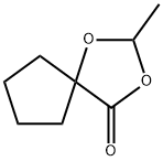 1,3-Dioxaspiro[4.4]nonan-4-one,  2-methyl- Struktur