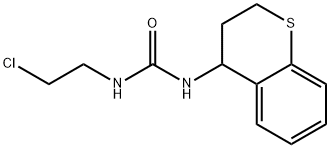 1-(2-Chloroethyl)-3-(3,4-dihydro-2H-1-benzothiopyran-4-yl)urea Struktur