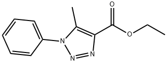 Ethyl 5-methyl-1-phenyl-1H-1,2,3-triazole-4-carboxylate Struktur