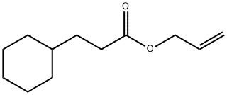 Allyl cyclohexylpropionate  Struktur