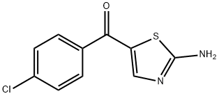 (2-AMINO-THIAZOL-5-YL)-(4-CHLORO-PHENYL)-METHANONE Struktur